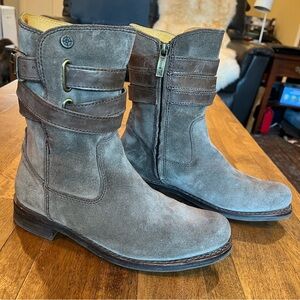 Bussola Taupe Leather Boots